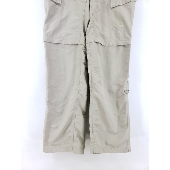 The North Face Convertible Pants Women's Size 8 Tan - Picture 5 of 9